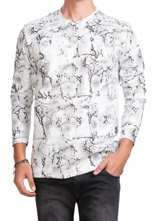 White Silver Thunder Tech Tee