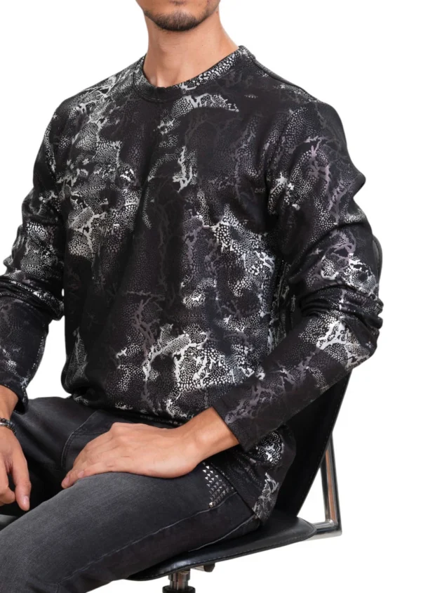 Black Silver Thunder Tech Tee - Image 2