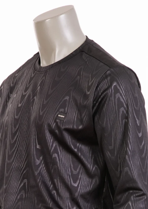 Black Wave Tech Long Sleeve Tee - Image 3