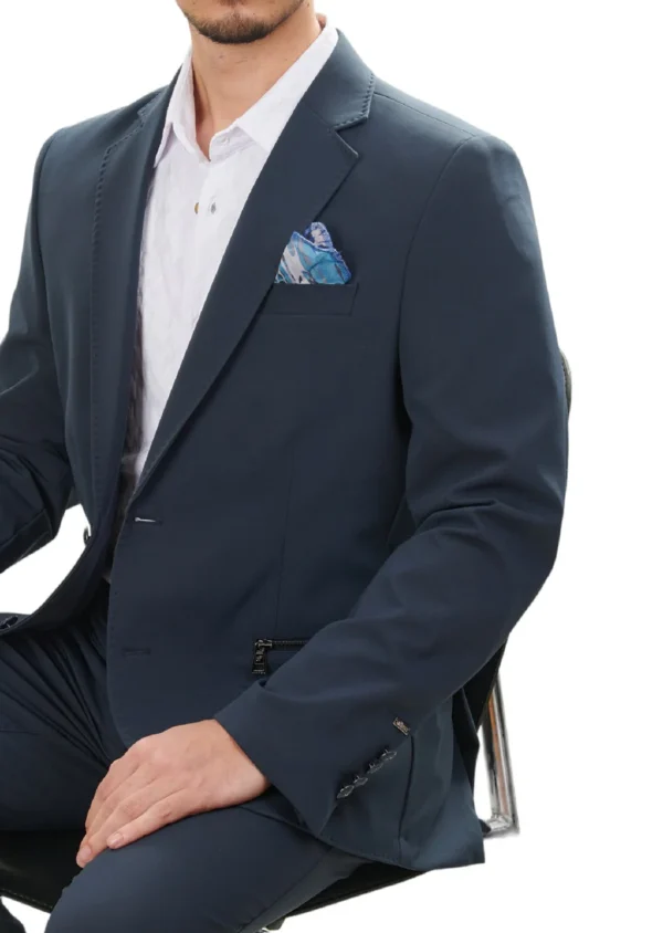 Navy Performance Tech 2-Pcs Suit - Image 2