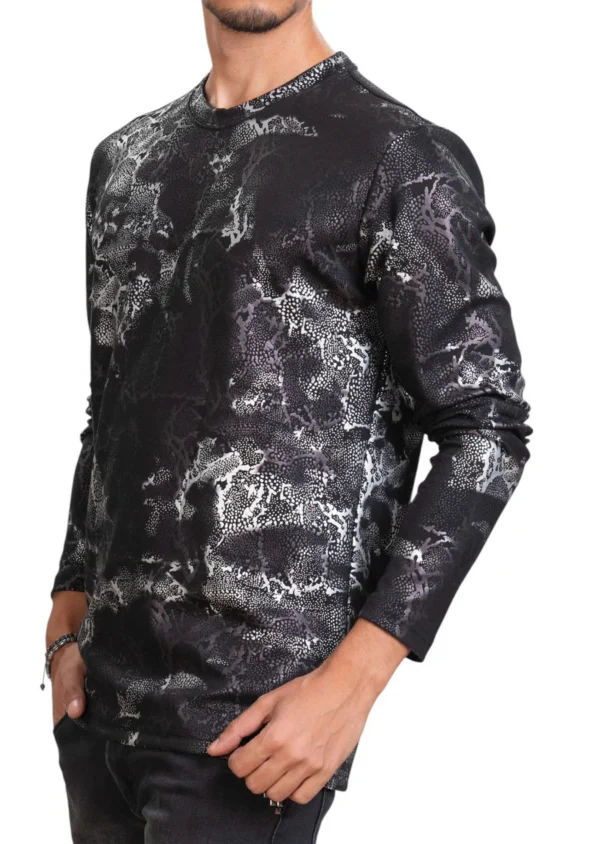 Black Silver Thunder Tech Tee - Image 3