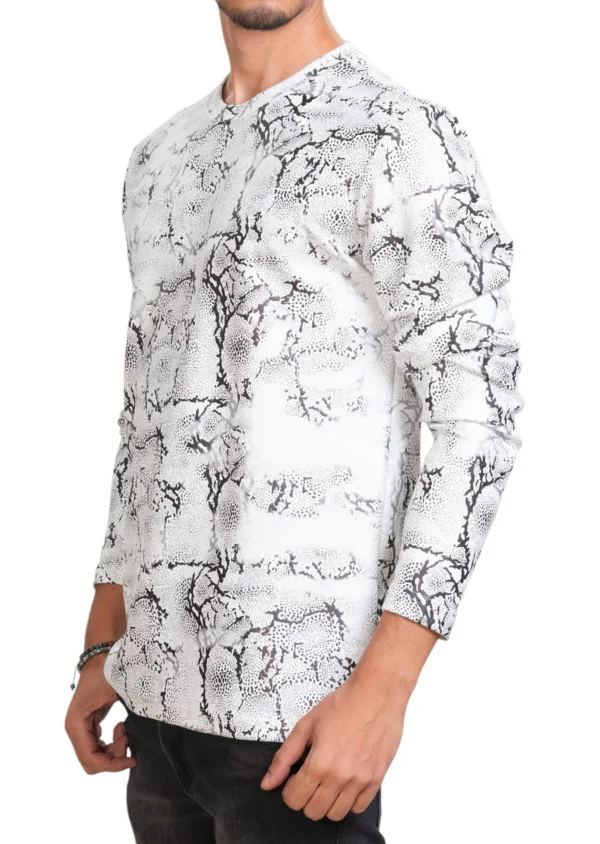 White Silver Thunder Tech Tee - Image 3
